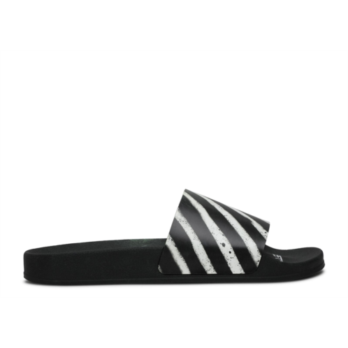 Off White Sliders Graffiti Black White 2020