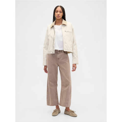 Gap High Rise Horseshoe Crop Jeans