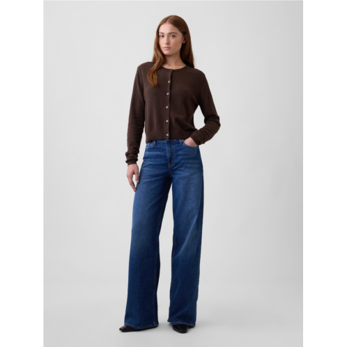 Gap Mid Rise Wide-Leg Sweatpant Jeans