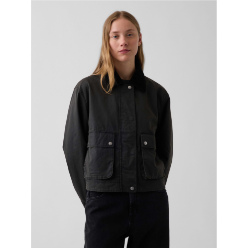 Gap Waxed Canvas Barn Jacket