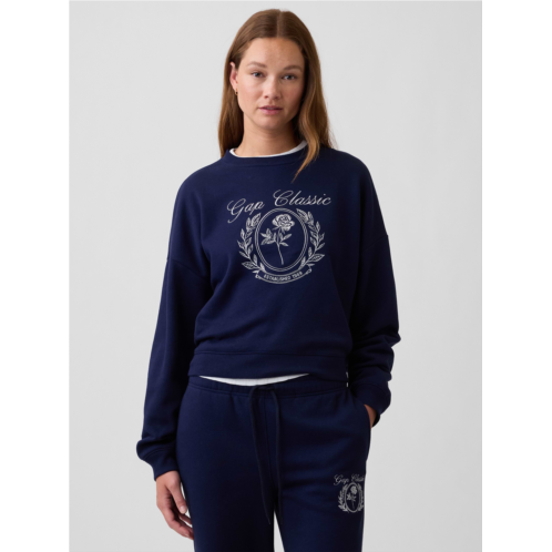 Gap Relaxed Wedge Crewneck Sweatshirt