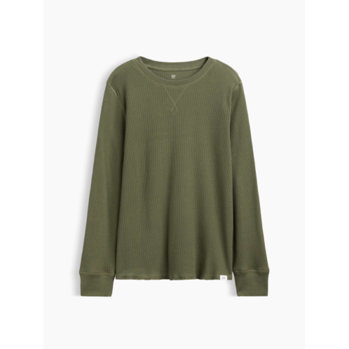 Gap Kids Waffle-Knit Crewneck T-Shirt