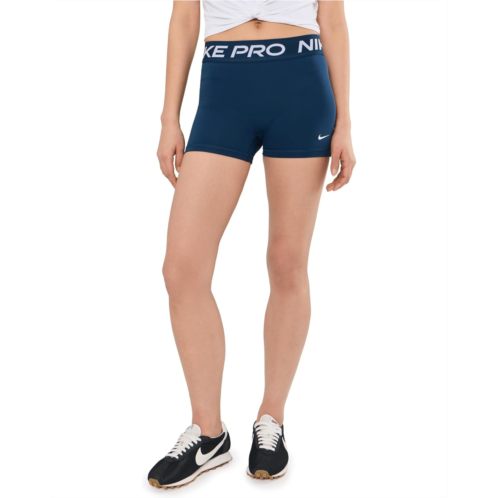 Womens Nike Pro Mid-Rise 3 Bike Shorts with No Front Seam