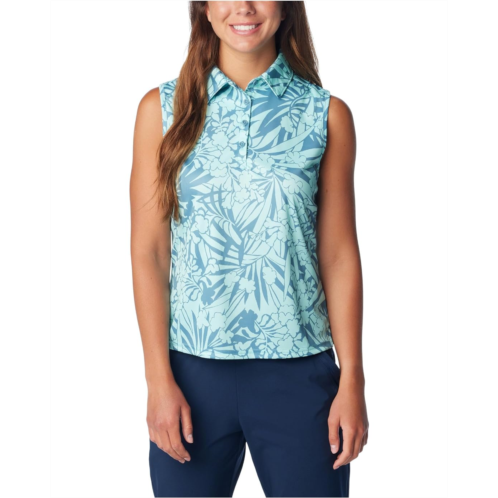 Womens Columbia Super Tidal Tee SL Polo