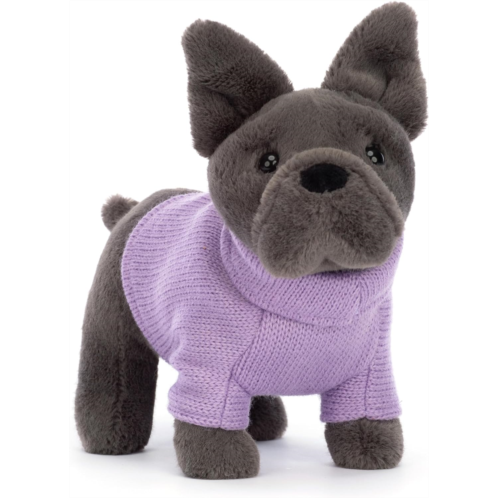Purple French Bulldog Sweater by SweMallow