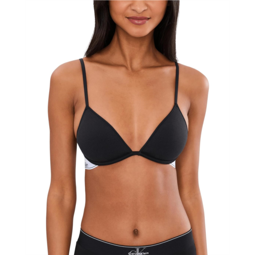 Womens Calvin Klein Underwear Icon Cotton Modal Lightly Lined Plunge Bralette