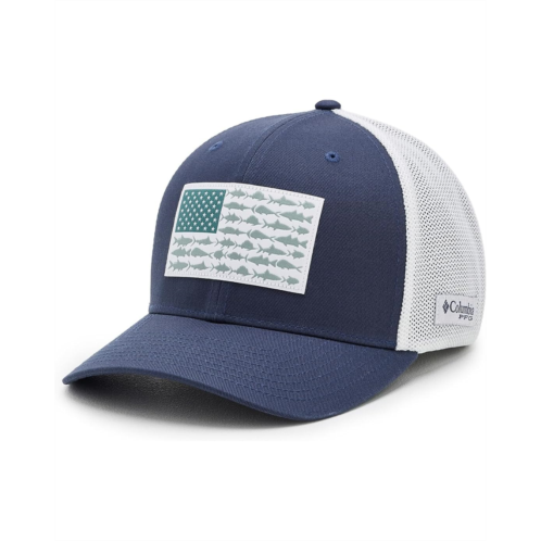 Columbia PFG Fish Flag Mesh Ball Cap