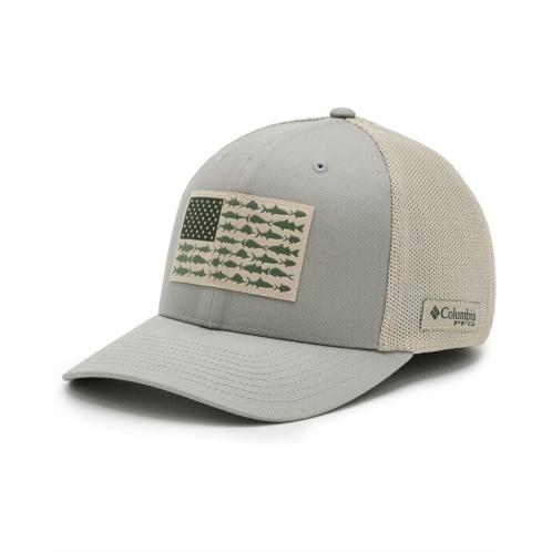 Columbia PFG Fish Flag Mesh Ball Cap