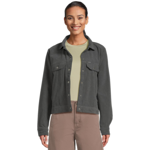 Womens Columbia Blue Point Creek Short Corduroy Shirt Jacket