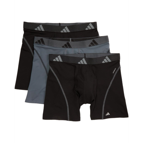 Mens adidas Performance Mesh Boxer Brief 3-Pack