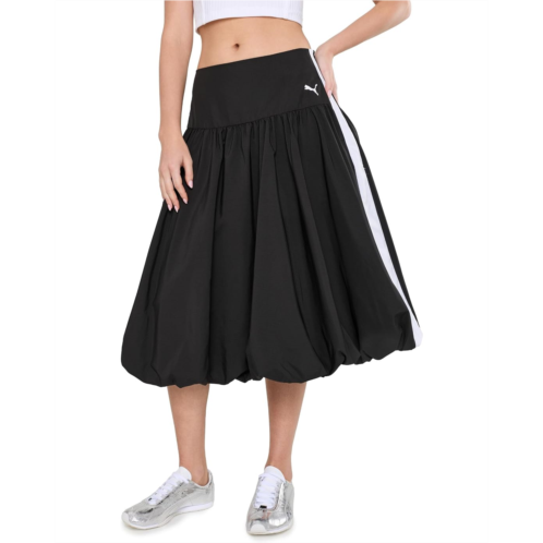 Womens PUMA T7 Woven Balloon Midi Skirt