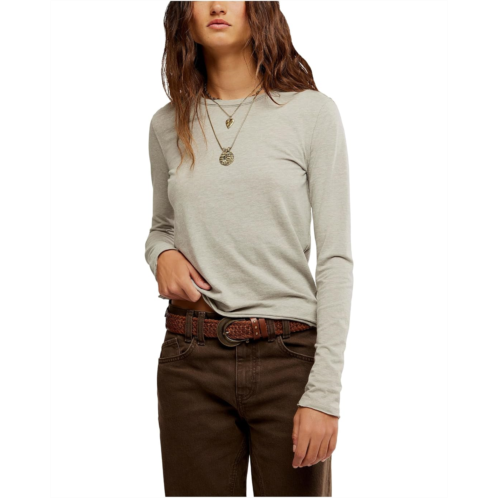 Womens Free People Nova Tee Long Sleeve