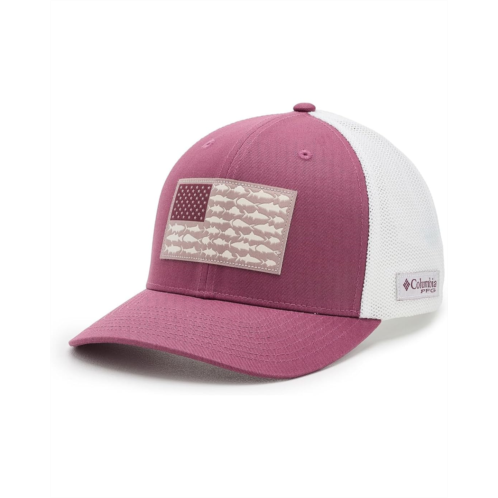 Columbia PFG Fish Flag Mesh Ball Cap