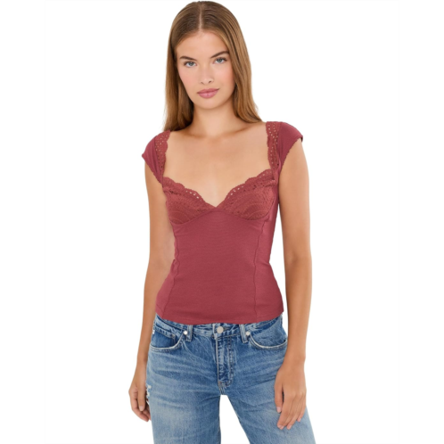 Womens Free People Blush Hour Tee