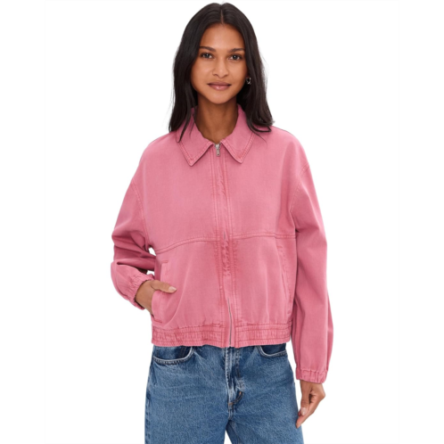 Womens Free People We The Free Birdie Track Jacket