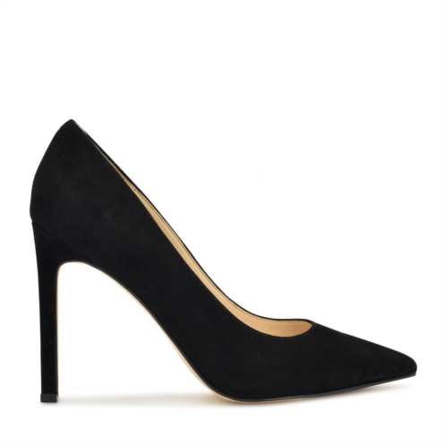 NINEWEST Womens Tatiana Pointy Toe Pumps - Black Suede