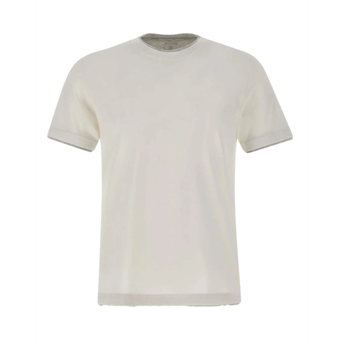 ELEVENTY grey melange giza cotton t-shirt