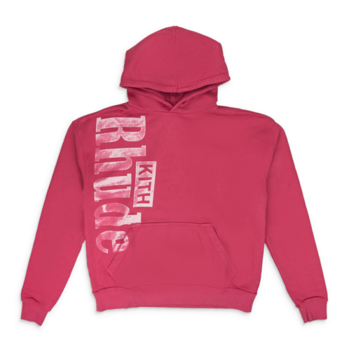 Rhude pink kith hoodie