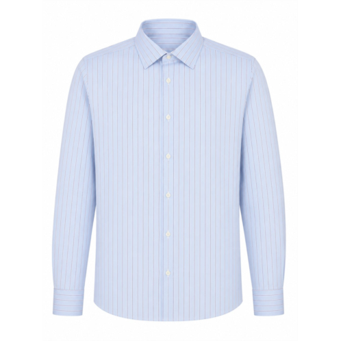 COSTUMEIN light blue striped long-sleeve shirt with button-down front