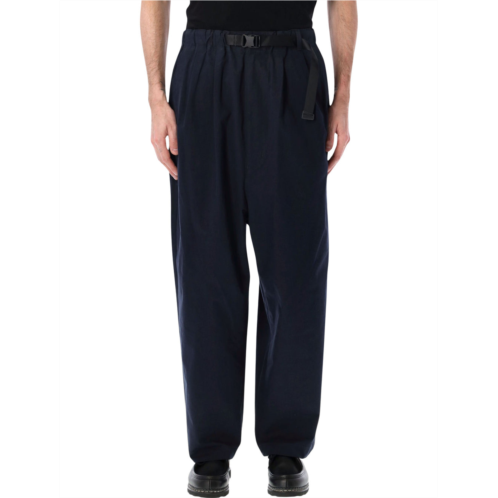 COMME DES GARCONS cotton chino trousers adjustable belt