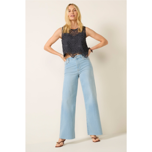 FRAME womens le slim palazzo jeans