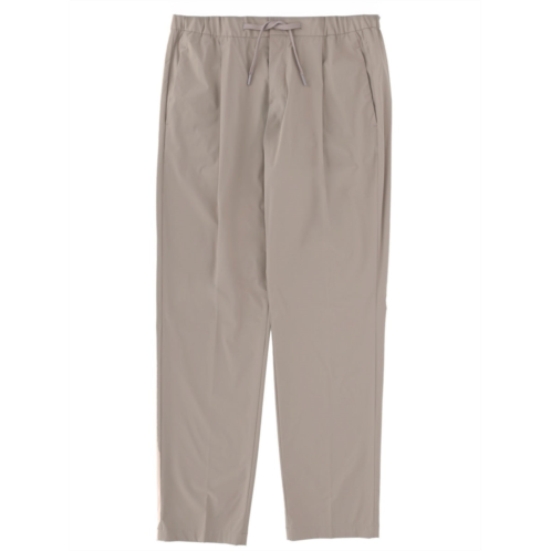 HERNO neutrals drawstring elastic waistband polyamide straight-leg pants