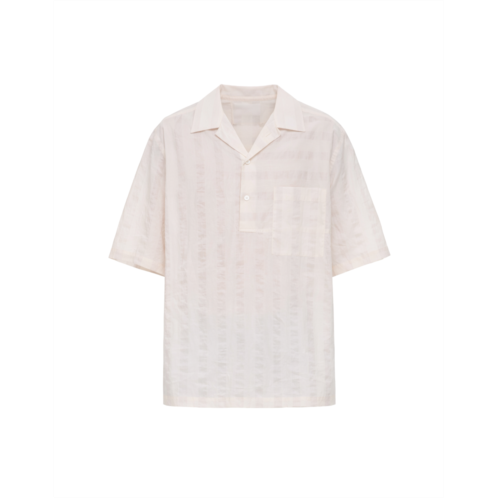 COSTUMEIN beige clivia 4 camp collar cotton shirt