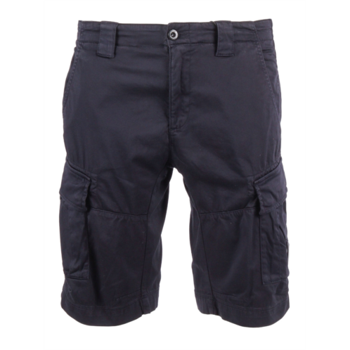 C.P. COMPANY blue structured multiple pocket cargo shorts