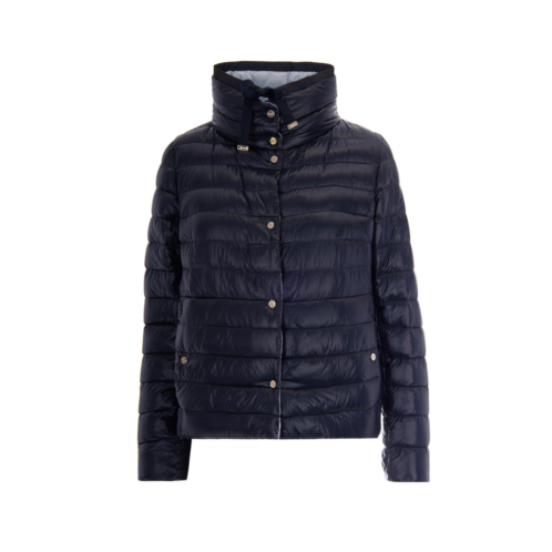 HERNO reversible down jacket in dark blue