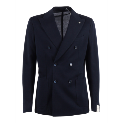 L.B.M. 1911 double breasted structured blazer