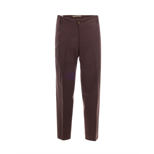 BRIGLIA straight-leg trousers with central crease and tailored finish