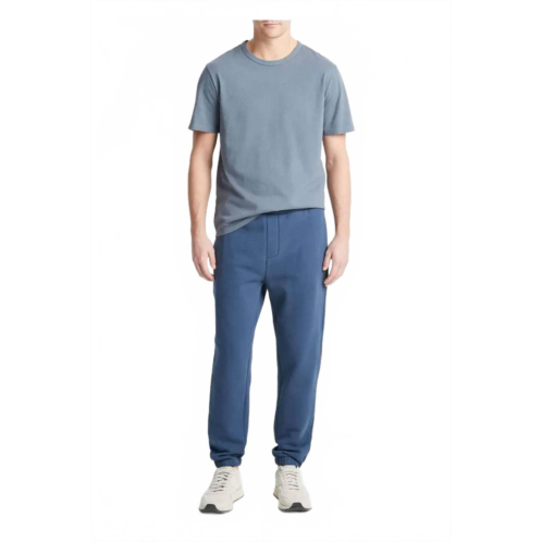 Vince lightweight fleece jogger pants in deep indigo