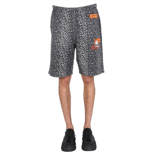 Heron Preston bermuda shorts with front logo accents