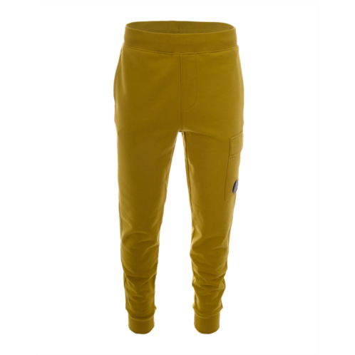 C.P. COMPANY antique moss diagonal raised fleece cargo sweatpants