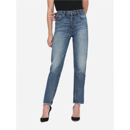FRAME womens malibu le mec jeans in blue