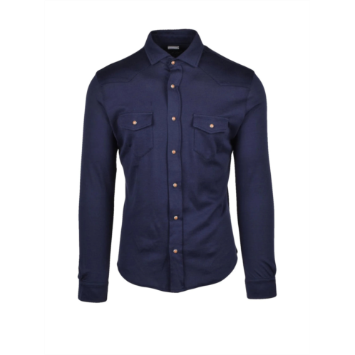 ELEVENTY multicolor men cotton shirt