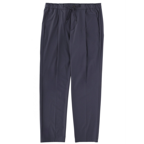 HERNO straight leg elastic drawstring smooth pants trousers