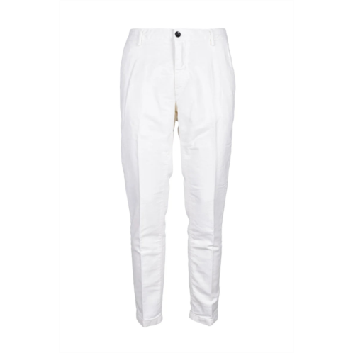 YAN SIMMON cotton lyocell trousers - white