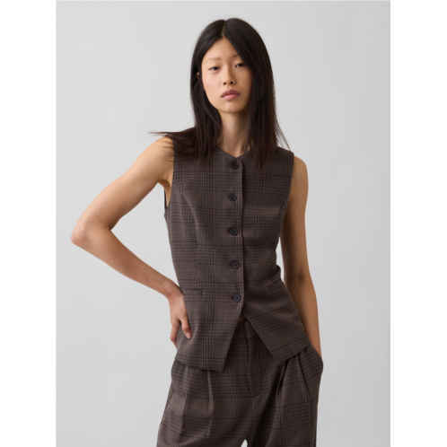 Gap High-Neck Longline Vest