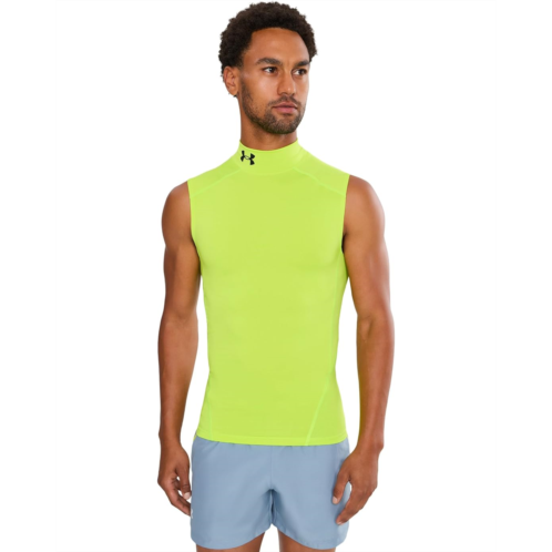 Mens Under Armour Heatgear Armour Compression Mock Sleeveless