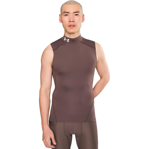 Mens Under Armour Heatgear Armour Compression Mock Sleeveless