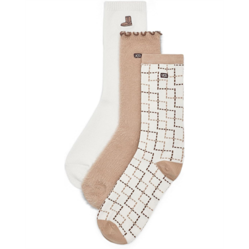 Womens UGG UGG Classic Crew 3 Pack