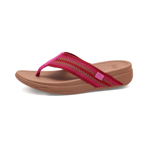 FitFlop Surfa Stripe-Webbing Toe-Post Sandals