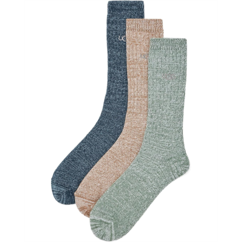 Mens UGG Trey Rib Knit Cozy 3-Pack