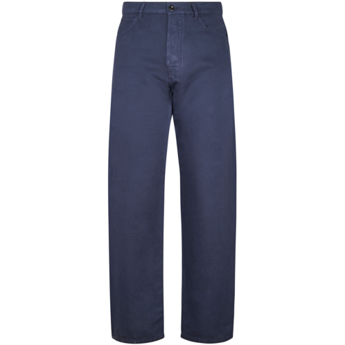 C.P. COMPANY five-pocket casual trousers in cotton-linen blend