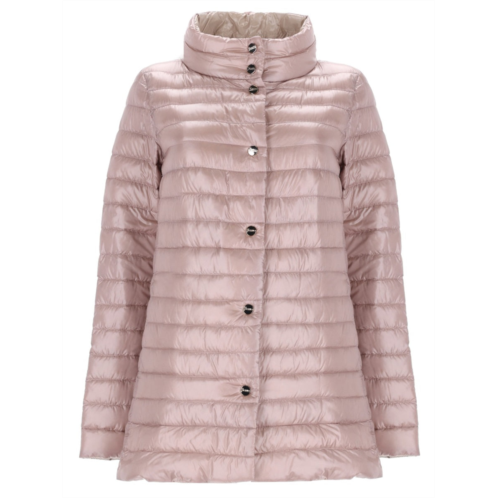 HERNO black polyamide quilted padded jacket