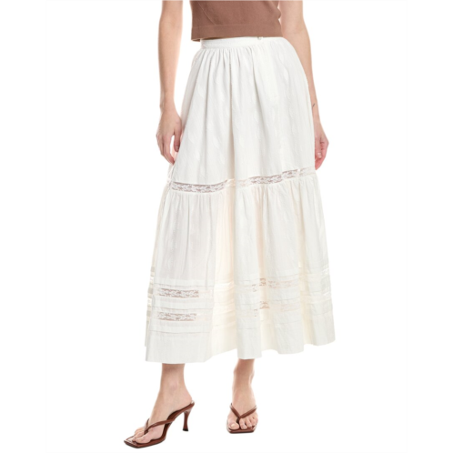 MOTHER the laced-up maxi skirt