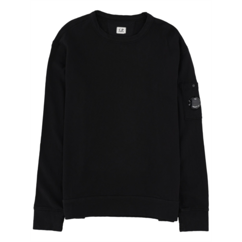 C.P. COMPANY patch logo cotton sleeve sweatshirt