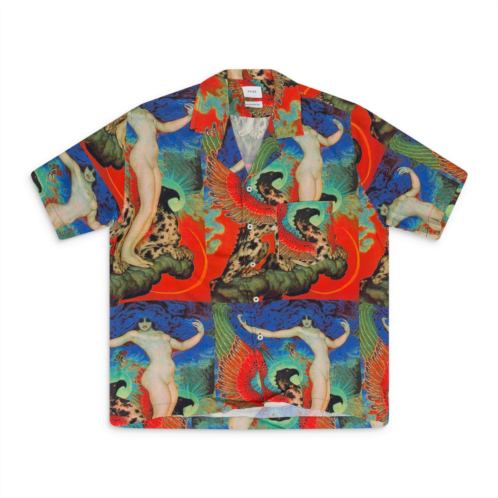 Rhude red vice button-down shirt