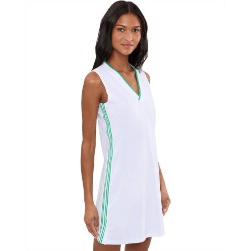 Tasc Performance Sleeveless Pique V-neck Dress